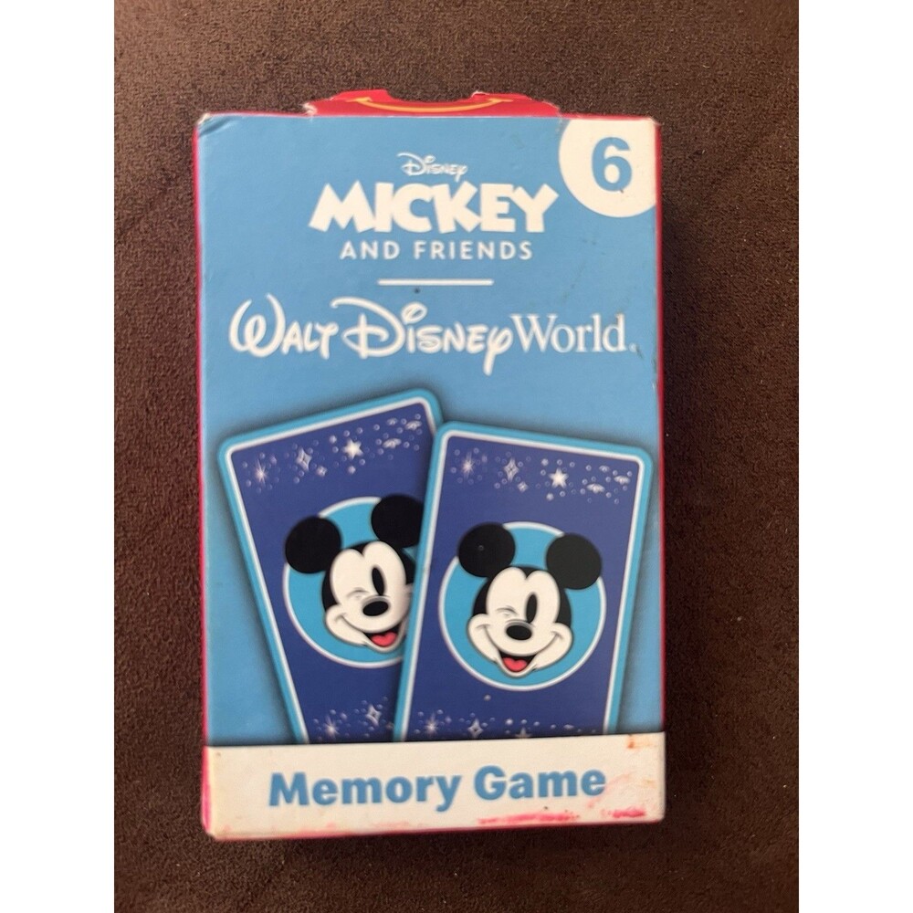2022 McDonald's Happy Meal Toy #6, WALT DISNEY WORLD Memory Game - NEW